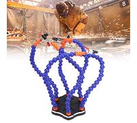 Banco da lavoro, assemblaggio tavolo di saldatura Banco da lavoro a braccio flessibile girevole a 360° con 6 bracci flessibili 6 clip per assemblaggio elettronico e manutenzione per la