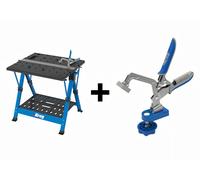 Banco da lavoro Kreg KWS1000 incl. morsetto KBC3-BAS large silver