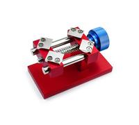 Banco da lavoro per aprire la cassa dell'orologio, 118 x 60 x 67 mm, in acciaio inox, adatto per riporre e migliorare le capacità di manutenzione (rosso)