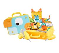 Banco Da Lavoro per Bambini | Giochi Educativi Multifunzionali Divertenti E Realistici,Panca Strumenti per Bambini | per Giardino Auto Veicolo Famiglia Ufficio Sociale Scuola Casa Quotidiana Mente