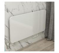 Banco da lavoro pieghevole da parete, scrivania sospesa per laptop, studio, sala da pranzo, balcone, camera da letto, bagno, cucina, bianco, 70 x 25 cm, salvaspazio e versatile