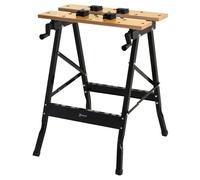Banco da lavoro pieghevole DURHAND con morsetti uso domestico MDF iron 70 kg