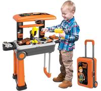 Banco da Lavoro Richiudibile Trolley Giocattolo per Bambini Attrezzi Idea Regalo