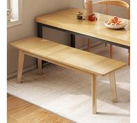 Banco de Comedor de Madera Bancos de Cocina Banco para el Final de la Cama Mueble Salón Minimalista de Estilo Industrial Adecuado para Cocina Salón Vestíbulo Dormitorio (Legno 120cm/47.