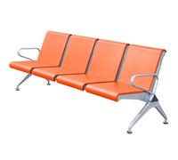 Banco della sala d'attesa di 4-Seat con i braccioli, sedie comode dell'ospite dell'ufficio per la conferenza del salone della banca dell'aeroporto dell'ospedale