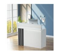 Banco di cassa a doppio strato con cassetto chiudibile a chiave, mobili da salone, mobili eleganti per ricevimenti (lunghezza 60 cm)