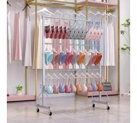 Banco di mostra della biancheria intima con le ruote, scaffale commerciale pavimento-diritto per i negozi di abbigliamento