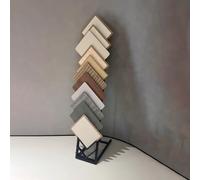 Banco di mostra delle mattonelle di ceramica, supporto di legno durevole per mostre e uso commerciale
