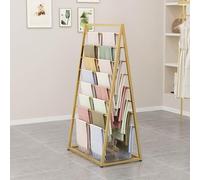 Banco di mostra diritto del metallo del pavimento per la vendita al dettaglio dell'abbigliamento, scaffale d'attaccatura commerciale per gli scialli, le sciarpe e gli asciugamani