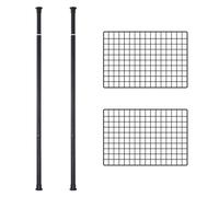 Banco di mostra indipendente della parete della griglia per l'organizzazione domestica e la decorazione di vendita al dettaglio