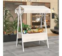 Banco di mostra mobile della stalla con il baldacchino del parasole, carretto all'aperto portatile del fornitore per lo street food, i mercati e gli eventi