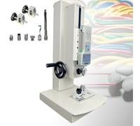 Banco di prova di trazione verticale della manovella, corsa 0-220mm, macchina di prova di compressione di trazione con 5 morsetti, adatta per prove di tensione di laboratorio e hardware