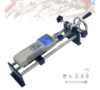 Banco di prova manuale dinamometro push-pull, misuratore di forza digitale e supporto di prova, 230 mm da viaggio volantino tester orizzontale per compressione di tensione