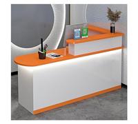 Banco di ricezione a LED per salone, vendita al dettaglio o home office hall con pannello frontale illuminato