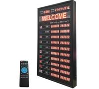 Banco di visualizzazione del tasso di cambio con telecomando, aggiornamento timer, memoria di spegnimento per banche, istituzioni finanziarie, mercati azionari
