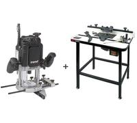 Banco fresa WRT con fresa verticale T14EK di Trend large silver