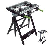 Banco Lavoro da Tavolo Alluminio Altezza Regolabile Pieghevole Pinzaggio Premium