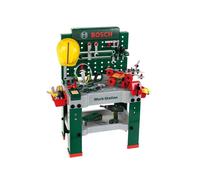 Theo Klein- Banco da Lavoro n. 1 Bosch, 150 Pezzi, incl. Avvitatore a Batteria, Set da Costruzione, smerigliatrice e Molto Altro, 62 x 42 x 100 cm, Giocattolo per Bambini a Partire dai 3 Anni, 8485
