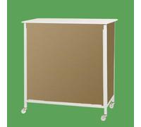 Banco promozionale di evento della reception di vendita al dettaglio della tabella del contatore, Portatile fiera Podio tavolo discorsi contatore Stand , Tavolo da degustazionepubblicità Banner Stand