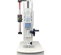 Banco prova manuale, dinamometro digitale ad alta precisione 2000 N (450 lbf, 204 kgf), Tester di trazione-compressione con 999 memorie dati, per test di spinta-trazione(With ruler,50N)