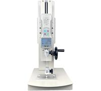 Banco prova manuale, dinamometro digitale ad alta precisione 2000 N (450 lbf, 204 kgf), Tester di trazione-compressione con 999 memorie dati, per test di spinta-trazione(No ruler,2000N)