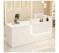 Banco reception con cassetti Striscia LED Banchi reception con bancone Banco receptions cons contenitore Banchi cassa per ufficio negozio hall salone di bellezza,H left,100x60x100cm