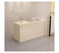 Banco reception moderno per hotel, cliniche e aziende, elegante bancone per ufficio, 90 x 50 cm, design contemporaneo e soluzione per spazio di lavoro