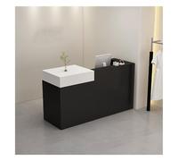 Banco reception moderno per hotel e cliniche, design elegante e compatto, 90 x 50 cm, elegante bancone frontale per aziende
