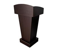 banco reception, Supporto for presentazione, podio for concerti, scrivania for lettura o laptop for chiesa e aula/marrone/40x60x108cm Dar(Brown)