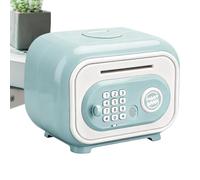 Bancomat Bambini - Cassaforte Monete Soldi | Salvadanaio Elettronico con Codice e Impronta Digitale - per Risparmi 3-12 Anni Regalo Compleanno Bambine Ragazze