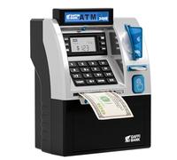 Bancomat con conteggio delle carte chip, grande banca per password per monete e banconote, lucchetto elettronico con codice PIN sicuro per bambini, idea regalo didattica per la promozione del