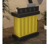 Bancone cassa,bancone bar,banco bar,banco della reception,bancone reception centro estetico,Bancone reception,banco reception,reception parrucchiere,banco reception moderno con bancone(J,80x40x100cm/3