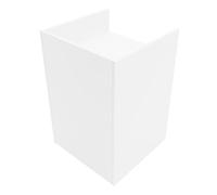 Bancone Cassa da Negozio TB60 Bianco - Mobile Reception Modulabile in MDF con 2 Ripiani Interni, Piano Recessato, Finitura Melaminica 60x90x60cm - Ideale per Boutique e Negozi al Dettaglio