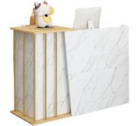 Bancone della Reception con Cassetti, Reception del Salone di Legno per Un Supermercato Moderno Semplice Minimarket Hotel Piccolo Bar Salone di Bellezza Negozio di Abbigliamento, B, 100x40x90cm