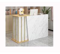 Bancone Della Reception Semplice E Moderno Supermercato Minimarket Hotel Piccolo Bar Salone Di Bellezza Negozio Di Abbigliamento Cassiere Reception Da Utilizzare Ovunque(Size:marble color,Color:120x40