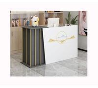 Bancone Della Reception Semplice E Moderno Supermercato Minimarket Hotel Piccolo Bar Salone Di Bellezza Negozio Di Abbigliamento Cassiere Reception Da Utilizzare Ovunque(Size:Off-white printed color,C