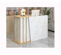 Bancone Della Reception Semplice E Moderno Supermercato Minimarket Hotel Piccolo Bar Salone Di Bellezza Negozio Di Abbigliamento Cassiere Reception Da Utilizzare Ovunque(Size:marble color,Color:100x40