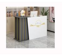 Bancone Della Reception Semplice E Moderno Supermercato Minimarket Hotel Piccolo Bar Salone Di Bellezza Negozio Di Abbigliamento Cassiere Reception Da Utilizzare Ovunque(Size:Off-white printed color,C