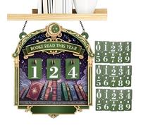 Bancone per libri in legno, insegna da biblioteca da tavolo, piastra espositiva da 5,91x4,72 pollici con etichette numeriche, insegna in legno robusto, decorazione per studio dal design elegante,