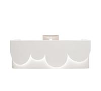 Bancone Reception, Pronto All’Uso, con Cassetti con Serratura e Illuminazione LED per Asili Nido, Scuole e Centri Educativi(White,140cm)