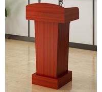 Bancone Reception,Tavolo Alto,Banco Reception,Supporto per Podio,Chiesa Pulpito,Banco Cassa per Negozio,con Cassetti e Ripiani di Stoccaggio,per Matrimonio,Chiesa,Conferenza,Aula,Ufficio,Bar(Red wood)