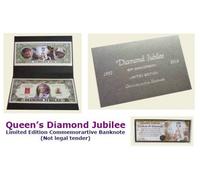Banconota commemorativa Queen Elizabeth II Diamond Jubilee 1952-2012