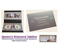Banconota commemorativa Queen Elizabeth II Diamond Jubilee 1952-2012