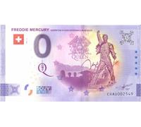 Banconota da 0 Euro 2021 · Freddie Mercury III · Queen · Souvenir Zero €