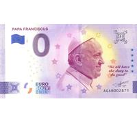 Banconota da 0 Euro Argentina · Papa Francesco · Papa Franciscus · Souvenir Zero € Euro
