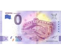 Banconota da 0 Euro Italia 2021 · Venezia · Ponte di Rialto · Souvenir Zero €