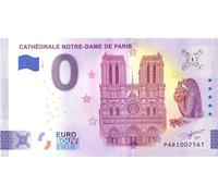 Banconota da 0 Euro Parigi - Notre Dame de Paris · Francia · o zero € Souvenir Biglietto turistico
