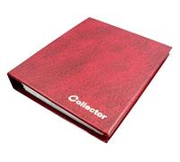 Banconote, Album Cartella, Libro per Banconote, con 10 Pagine E 10 DIVISORI - Alta capacità - Rosso