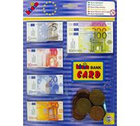 Banconote di carta e monete di plastica Euro per bambini