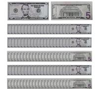 Banconote Dollari Finti,Prop Film Dollari Finti - Soldi Finti Giocattoli, Giochi di Ruolo per Tutta La Famiglia